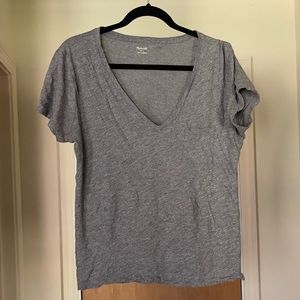 Madewell Grey T-Shirt - size Large